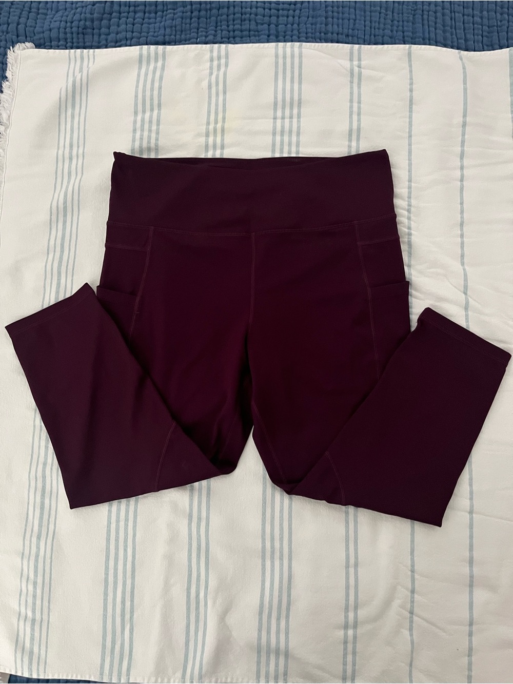 ZYIA Women’s High-Waist Leggings in Plum